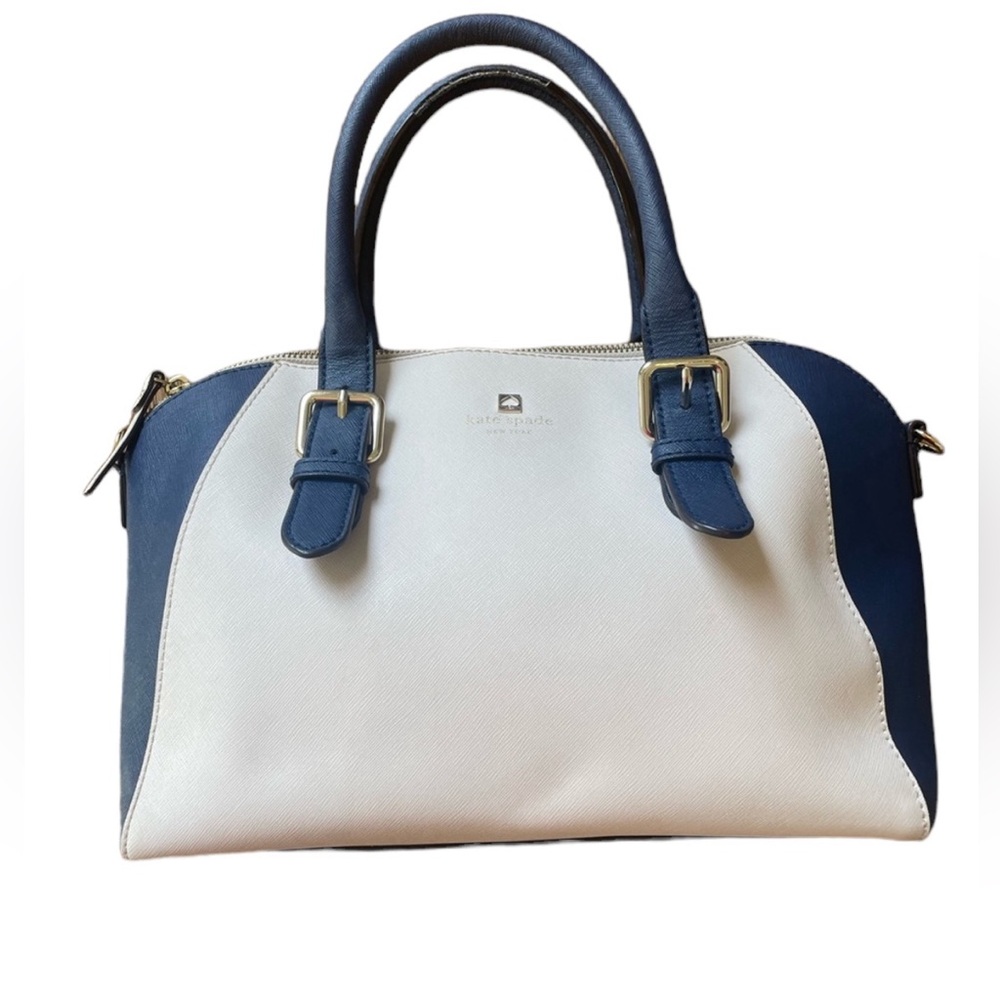 Kate spade Navy Cream Satchel Crossbody